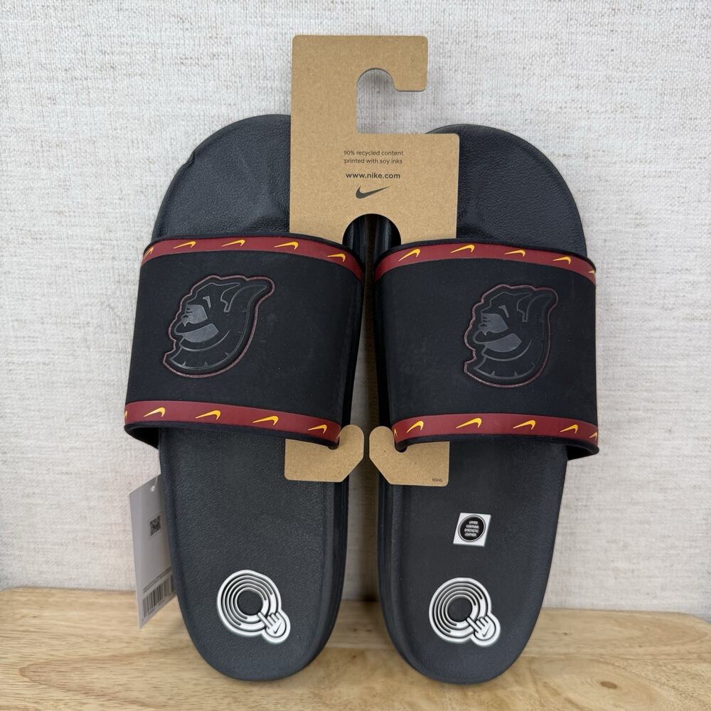 Nike Offcourt Slides Sandals USC Trojans Football Black Size 12 DD0553-001